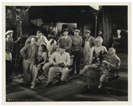 10" x 8" Glossy Photo From the 1936 Three Stooges Film "Movie Maniacs" -- Very Good Condition